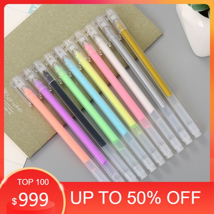 

COLOR GEL PEN 10 WARNA 0.50MM / PULPEN GEL WARNA WARNI 0.50MM FS