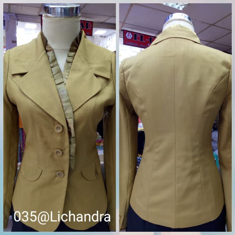 blazer lichandra / seragam pns/seragam guru/seragam dinas