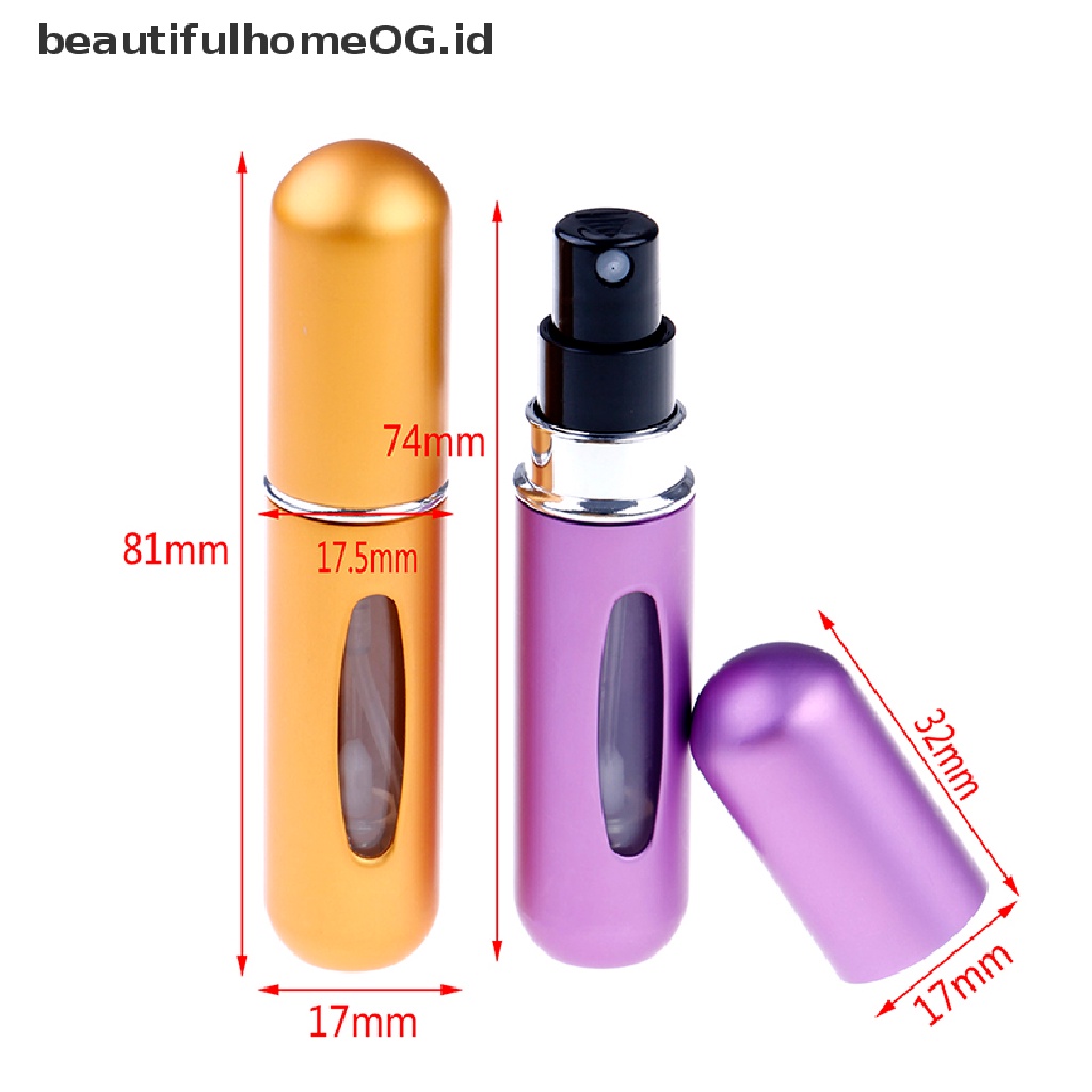 Botol Parfum Kosong Isi Ulang Model Semprot Ukuran 5ML Untuk Travel