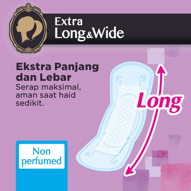 Laurier Cleanfresh Pantyliner Keputihan Breathable Extra Long and Wide Non Perfumed -Tetap Bersih &amp; Ekstra Kering Isi 40 Buah