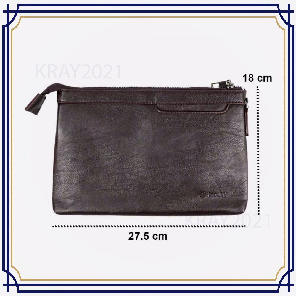 Dompet Clutch Pria Bahan Kulit - 1809