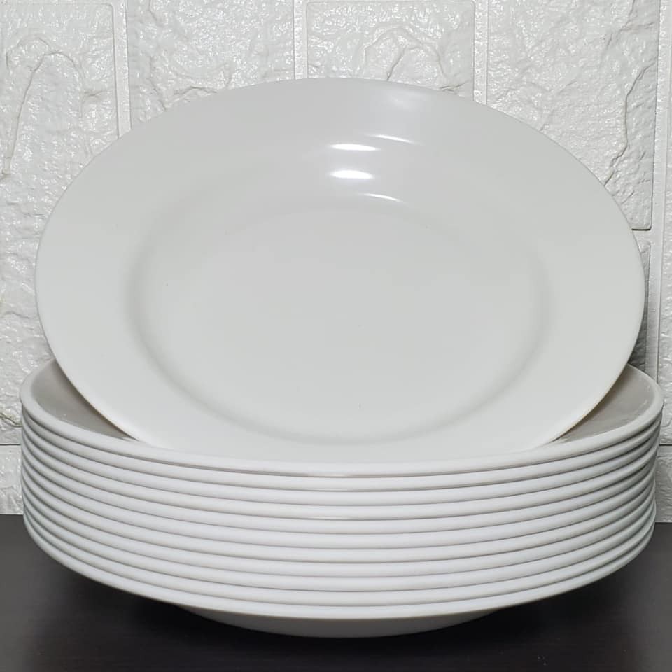 PIRING MELAMIN 3 PCS -PIRING MAKAN - PIRING MELAMIN POLOS