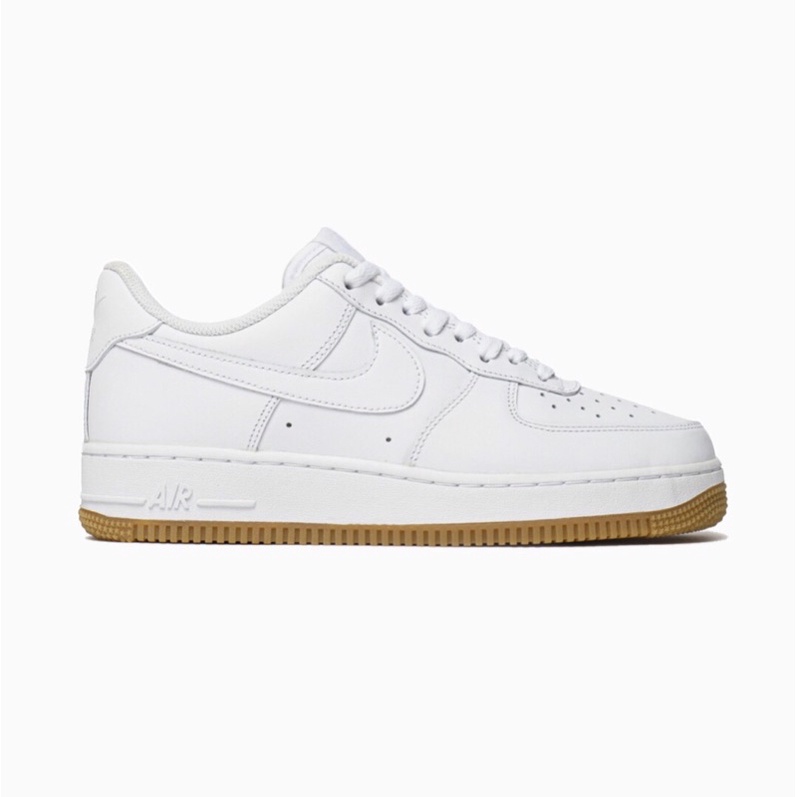 Nike Air Force 1 ‘07 White-Gum Light Brown Original 100% Resmi