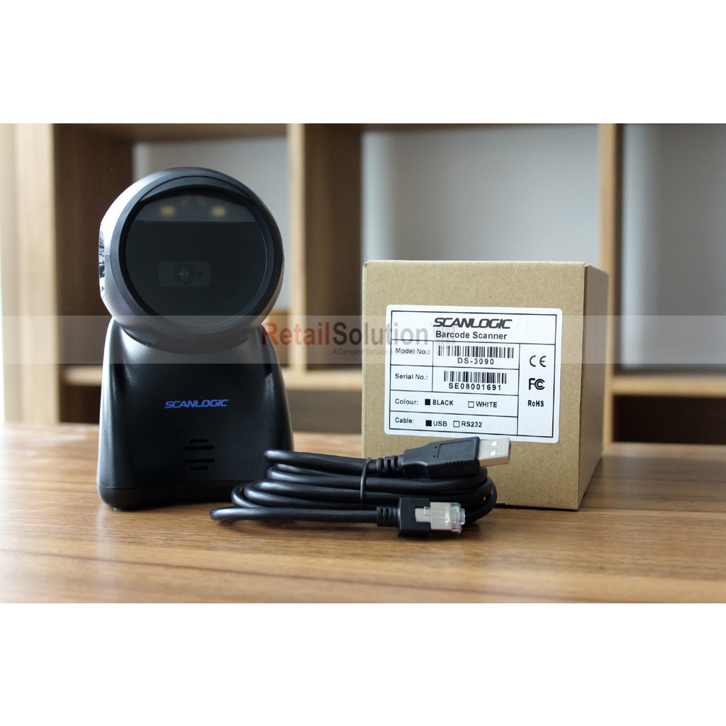 Barcode Scanner 2D Omni QR CODE USB - Scanlogic DS3090 / DS-3090