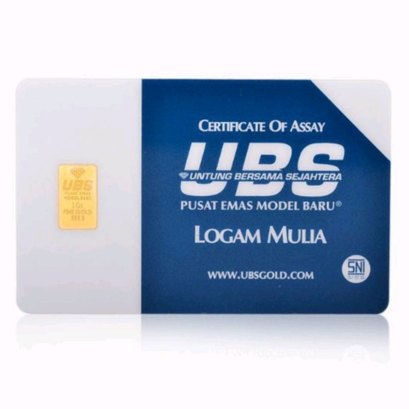 Emas UBS 1gram (kemasan baru)
