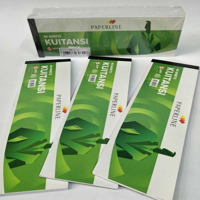 

(10 Buku) Buku Kwitansi Tanggung PAPERLINE/Buku Kuitansi PPL/Kwitansi Sedang
