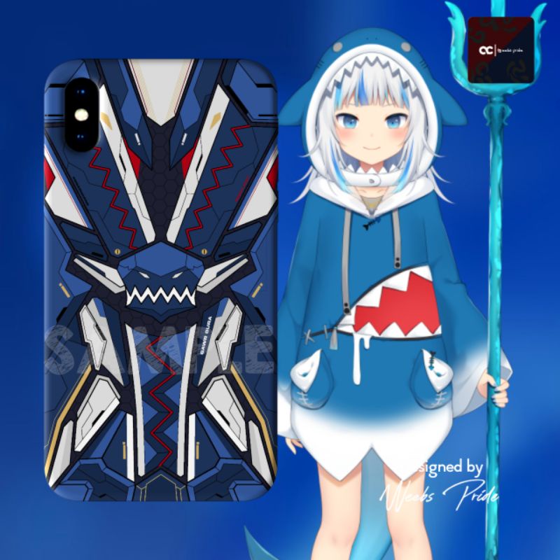 Phone Case Vtuber Hololive - Mecha Gawr Gura - Weebspride
