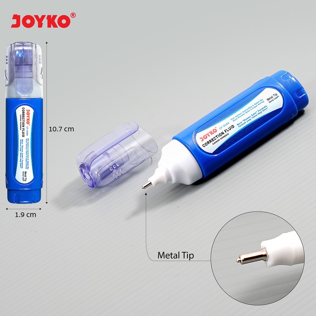 

COD Joy Mart Tip Ex Kenko KE-823 Tipex Metal Cairan Koreksi Penghapus Pena