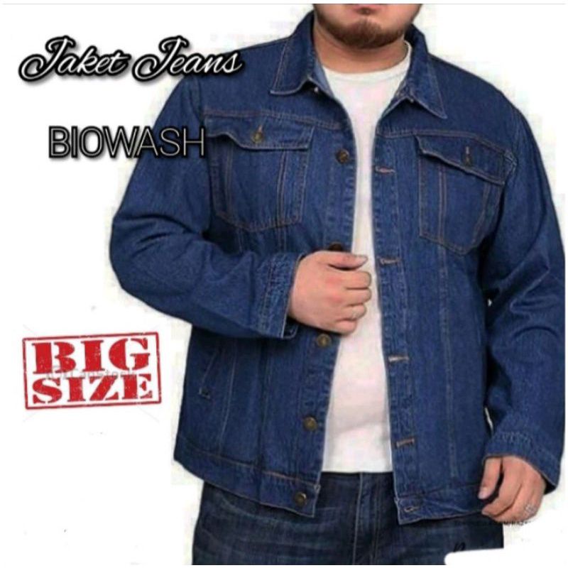 JAKET JEANS PIRA JUMBO/BIG SIZE 3XL SAMPAI 6XL