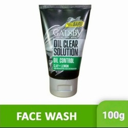 GATSBY OIL CLEAR SOLUTION OIL CONTROL  CLAY+LEMON 100g