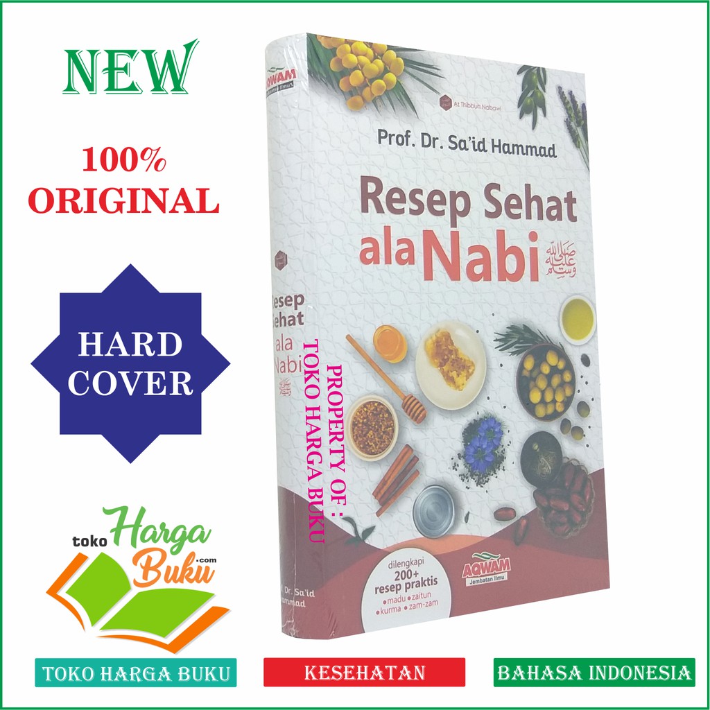 Foto Resep Sehat Ala Nabi - RSN At Thibbun Nabawi Penerbit Aqwam