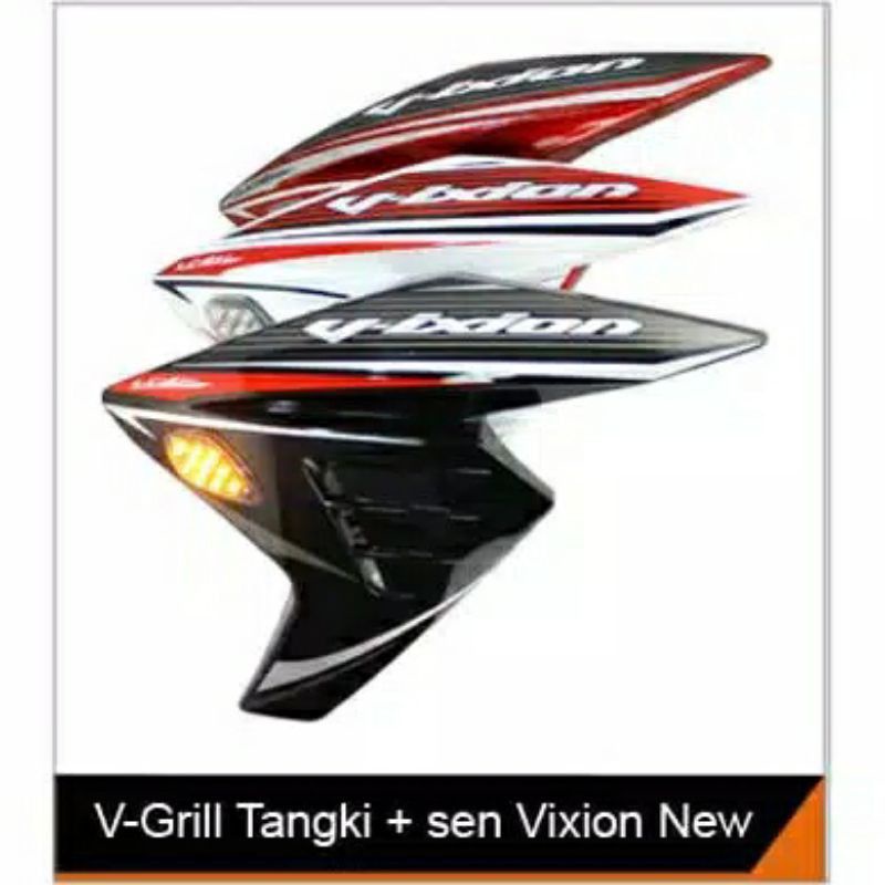 Sayap Mini New Vixion + Sein Sayap Tangki New Vixion Nvl Nva 2013-2016