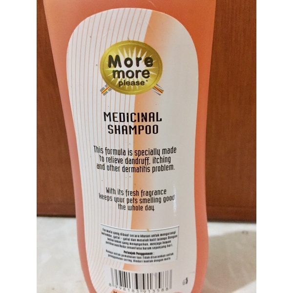 Shampo Kucing More More Please Medicinal Cat Shampoo 200ml