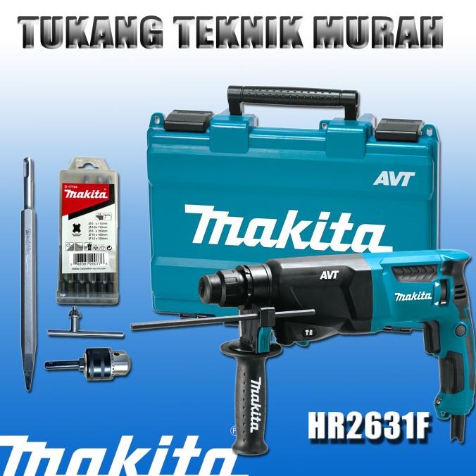 Mesin Bor Beton Rotary Hammer Makita Avt Hr 2631 F / Hr2631F Terlaris