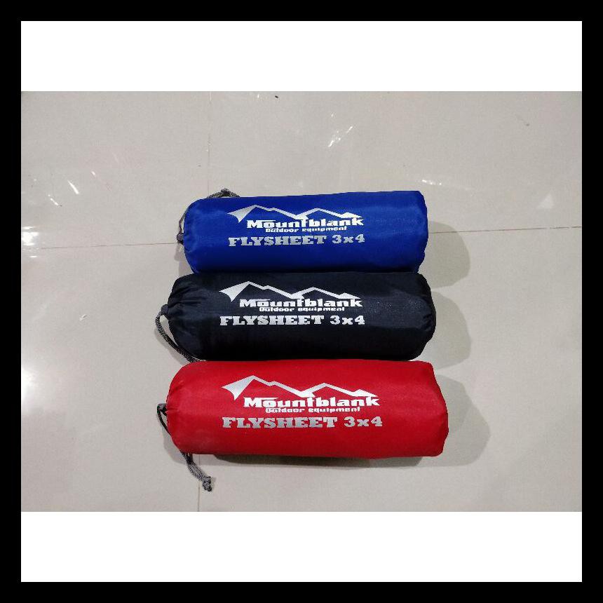 BEST SELLER FLYSHEET HAMMOCK | TENDA CAMPING 3X4 / 4X3  WATERPROOF MOUNTBLANK ORIGINAL