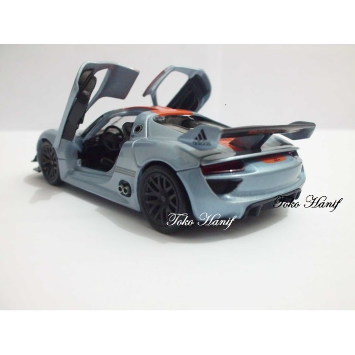 Diecast Miniatur Replika Porsche 918 RSR