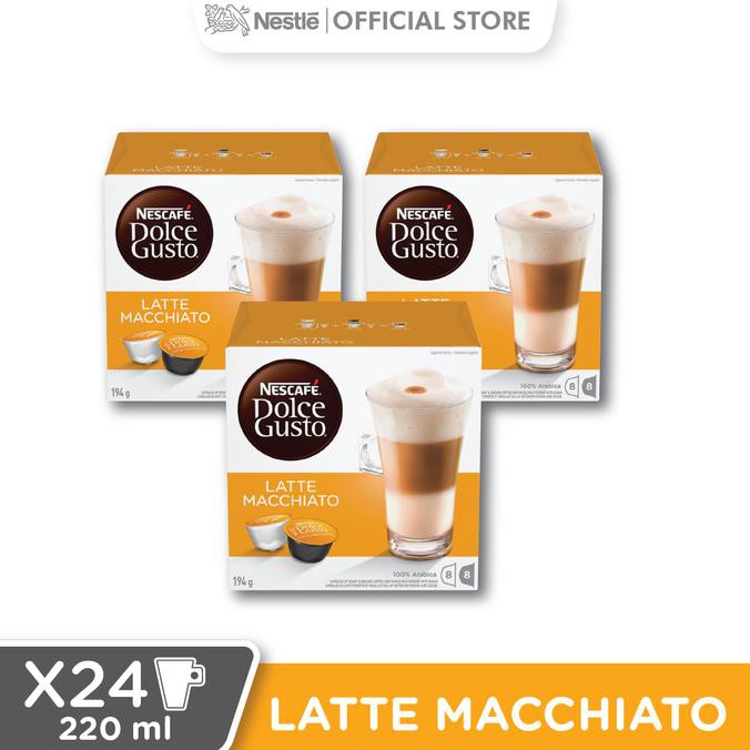 

Latte Macchiato 3 box (48 kapsul = 24 gelas)