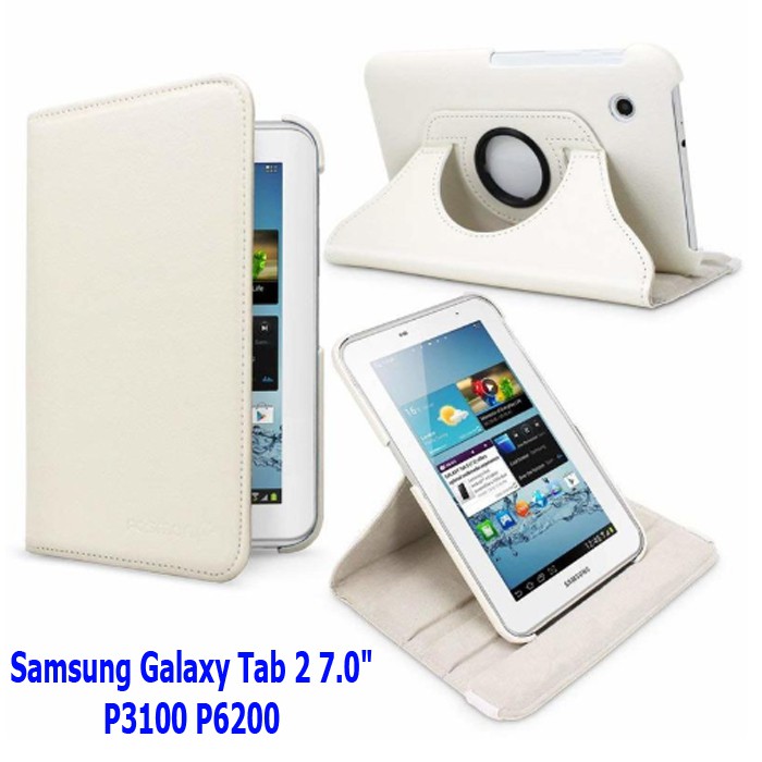 Samsung Galaxy Tab 2 7.0 7 Inch 7.0" P3100 P6200 Rotate Flip Book Cover Casing Case Sarung Kesing