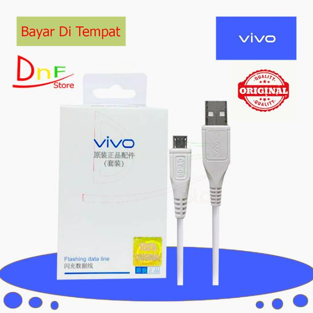 KABEL DATA ORIGINAL VIVO V7, V9, V11, Y53, Y71, Y21, Y83, Y81