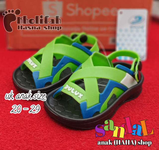 Sandal anak laki-laki 1thn - 7thn tali silang dulux 309 E/D (3b)