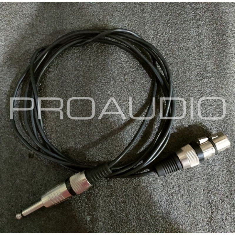 kabel Mic mini canare jack canon to jack akai 1 meter