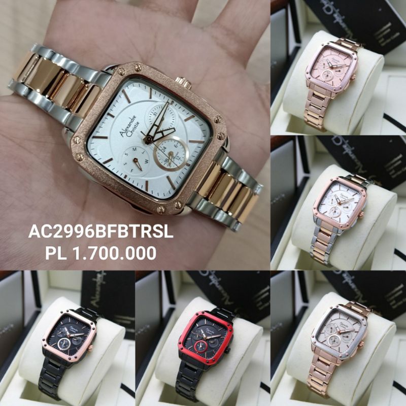 JAM TANGAN WANITA ALEXANDRE CHRISTIE WANITA AC2996 | AC 2996 CEWEK PEREMPUAN ORIGINAL