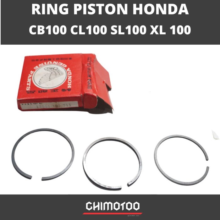 RING PISTON HONDA CB 100 CL100 SL100 XL100 ORIGINAL