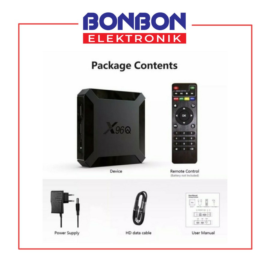 X96 Smart TV Box 2GB/16GB Android 10 AllWinner 4K H313 X96Q 2/16 GB