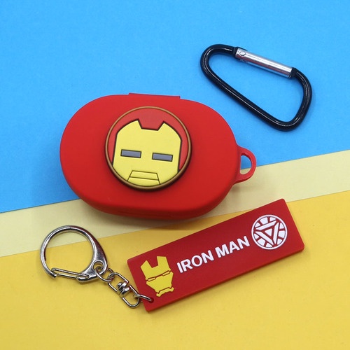 Casing Soft Case Silikon Motif Kartun Marvel Untuk Xiaomi Redmi AirDots 1 / 2 / 3