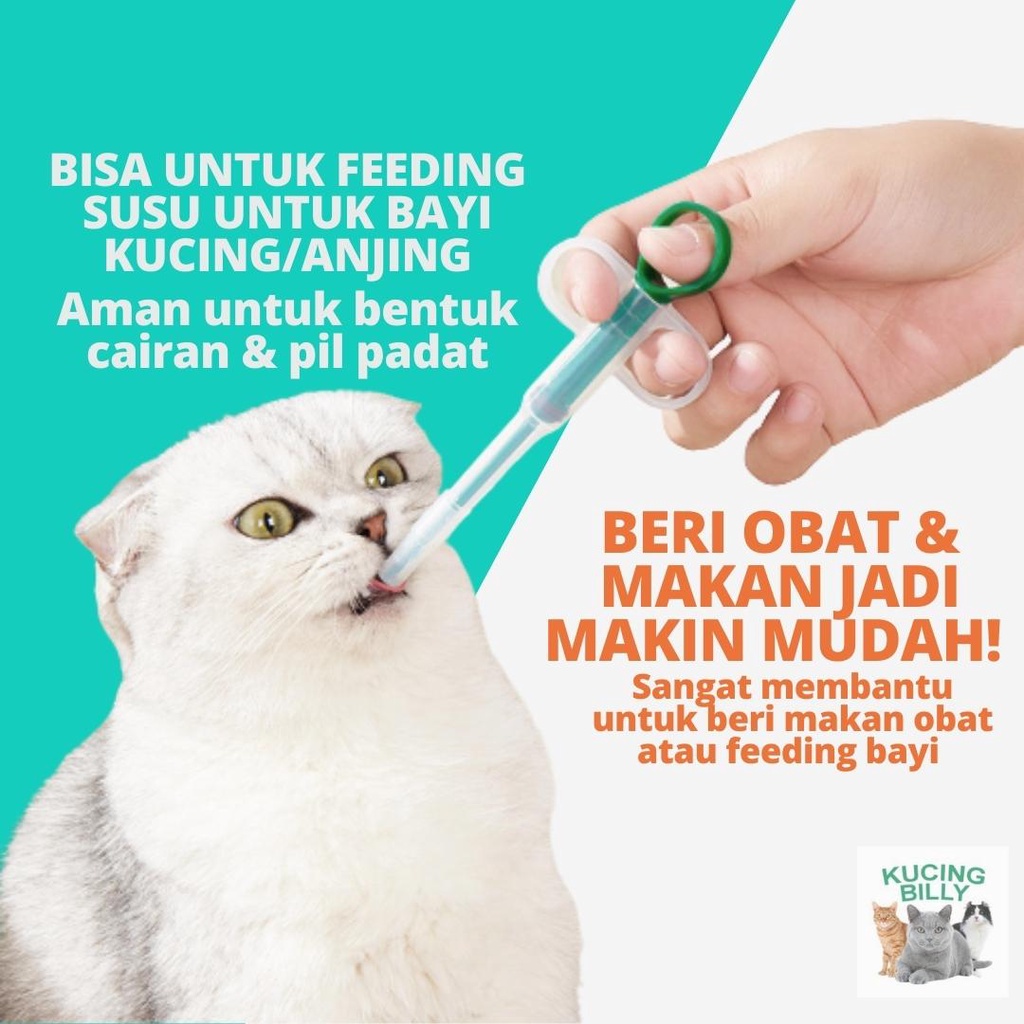 Pil pelontar Feeding kit kucing anjing