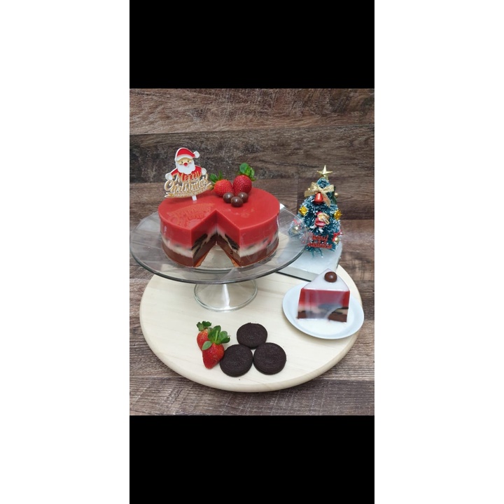 

Red Velvet Choco Oreo Jelly 18 cm