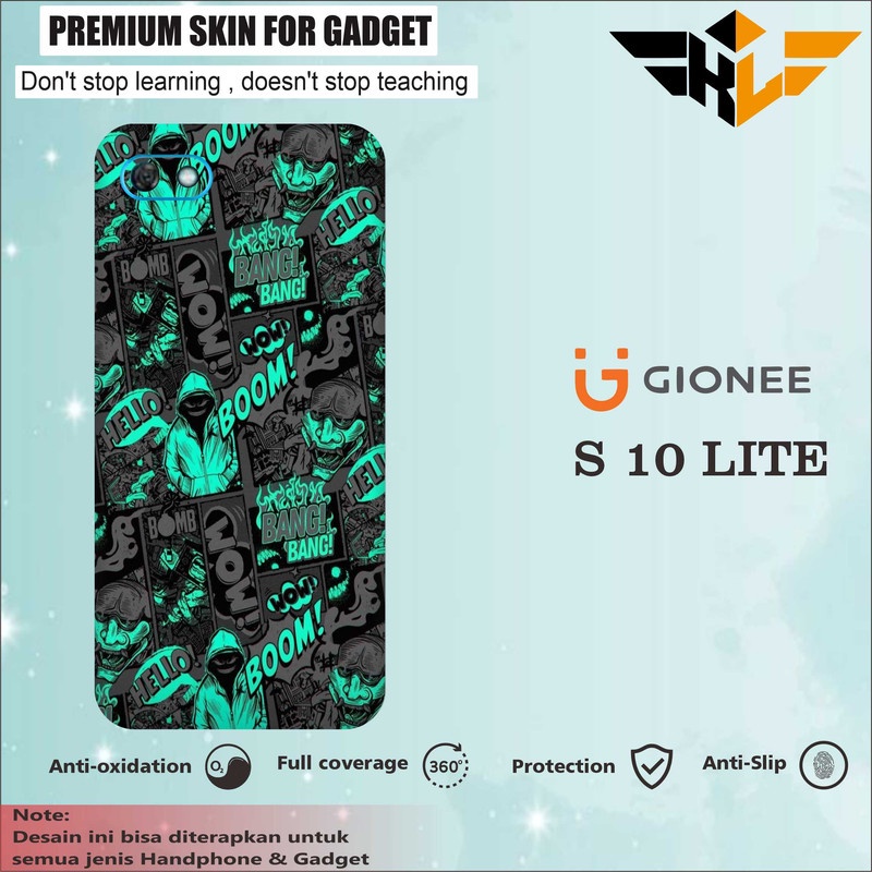 Beli 1 Geratis 1 SKIN HANDPHONE GIONEE S10 LITE  BOOM