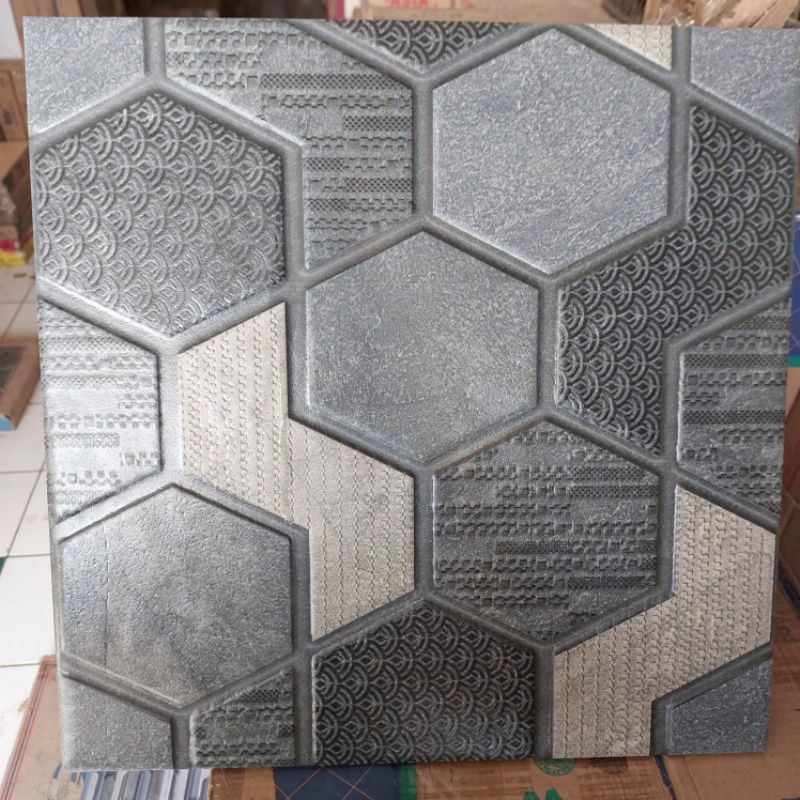 KERAMIK 40X40 HEXAGON ABU