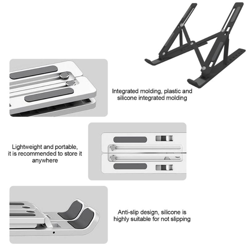 Stand Laptop Aluminium/ Stand Holder Laptop Aluminium