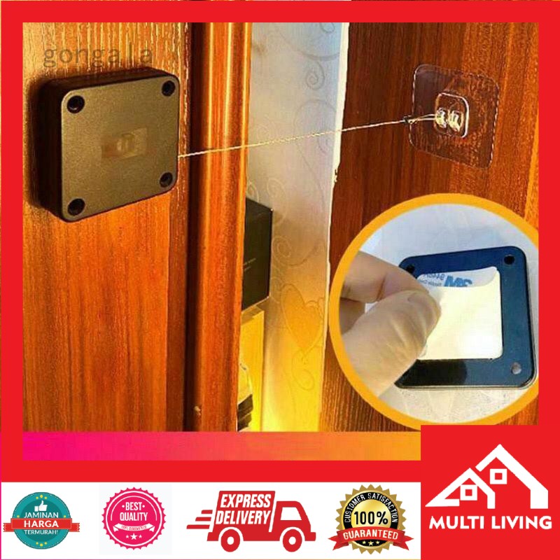 Alat Penutup Pintu otomatis Tanpa Paku  - penutup jendela sliding - auto door closer