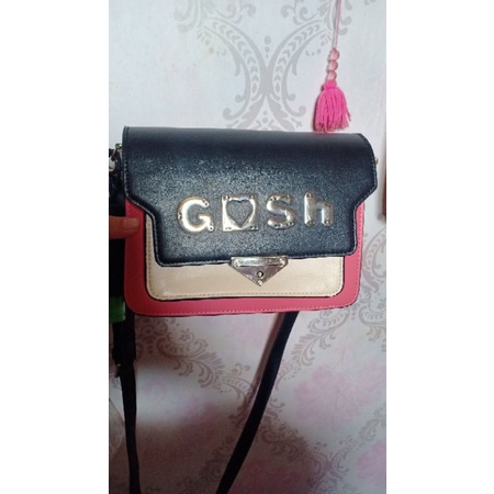 TAS GOSH  / PRELOVED / GOSH PINK / SLING BAG / PL