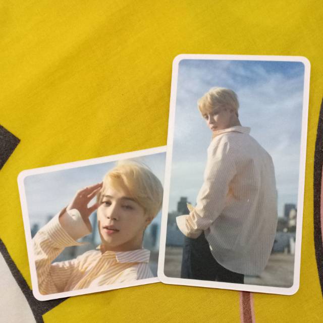 BTS JIMIN & JIN DICON PHOTOCARD