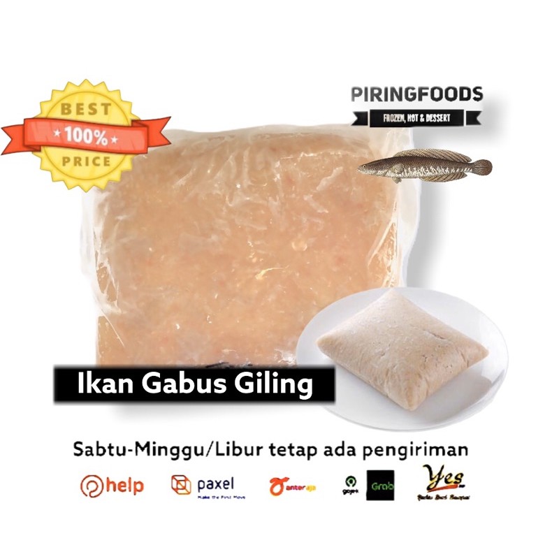 

IKAN GABUS GILING 1KG