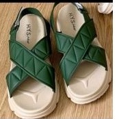 SANDAL KARET WANITA IMPORT KOKOP SILANG GUNUNG TALI BELAKANG DV 2268-1