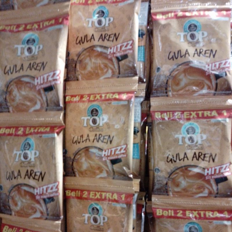 

TOP kopi Gula Aren, 1 renteng isi 15 sachet, @ 22gr