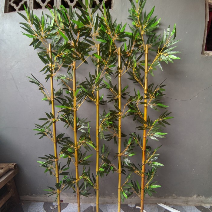 Promo bambu partisi plastik- Bambu partisi- bambu hias- partisi- pemisah Diskon