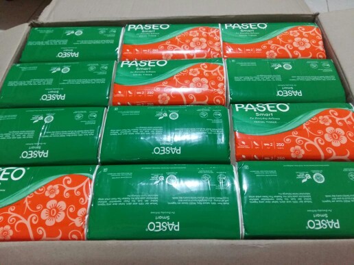 Tissue Paseo Smart Facial 250 Sheet X 2 Ply /  Tissue Wajah
