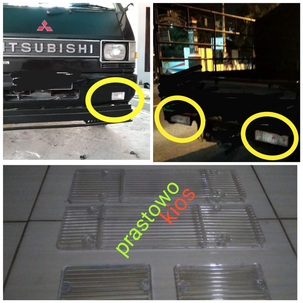Mika lampu sen riting stoplamp lampu belakang L300 bening clear