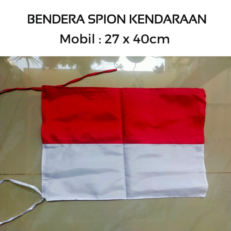 Bendera Merah Putih - Hiasan Dekorasi Bendera Merah Putih untuk Kendaraan Motor Mobil Sepeda