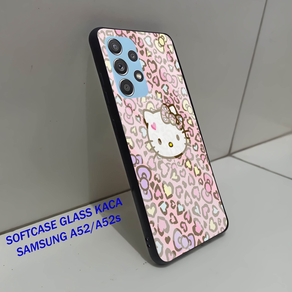 Softcase Glass Kaca SAMSUNG A52- Case Hp Pelindung Handphone SAMSUNG A52s [ A47]