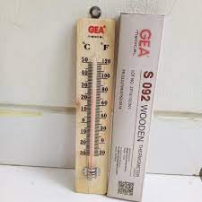 TERMOMETER RUANGAN KAYU - TERMO RUANG KAYU