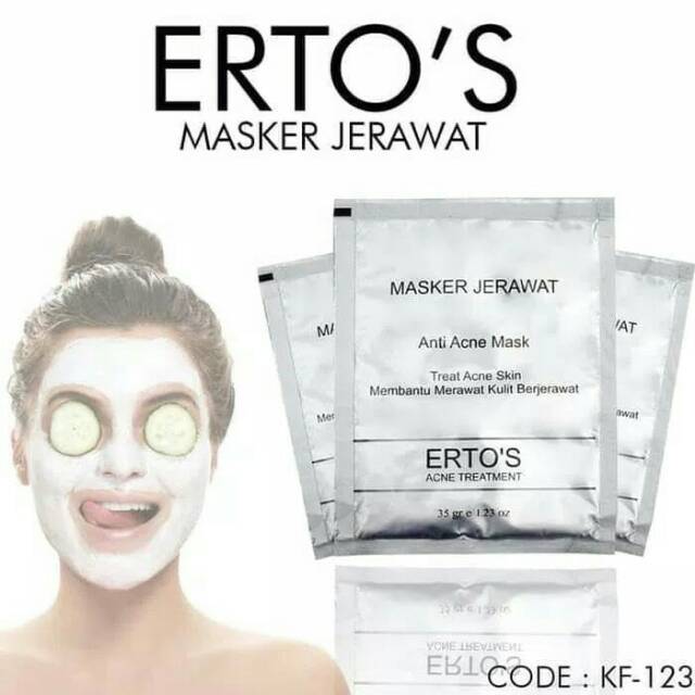 ERTOS MASKER JERAWAT - ERTO'S ACNE TREATMENT - ANTI ACNE MASK