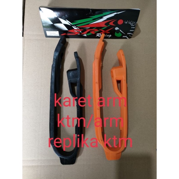 karet penahan rantai replika arm ktm / karet penahan rantai arm ktm