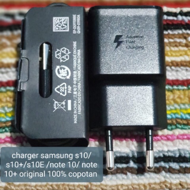 charger samsung original 100% s10e s10 plus note 10 note 10 plus