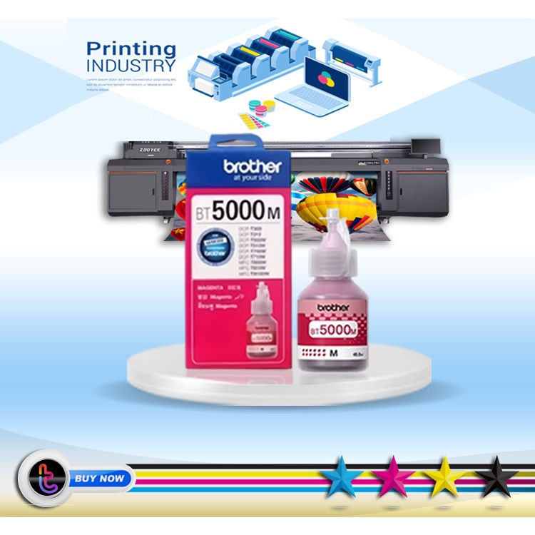 Tinta printer BROTHER BT5000 MAGENTA DCP T710W DCP T300 DCP-T310 T800W T810DW T910DW